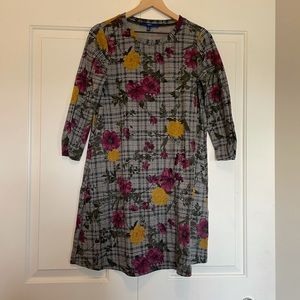 Fall Floral Dress - Apt 9